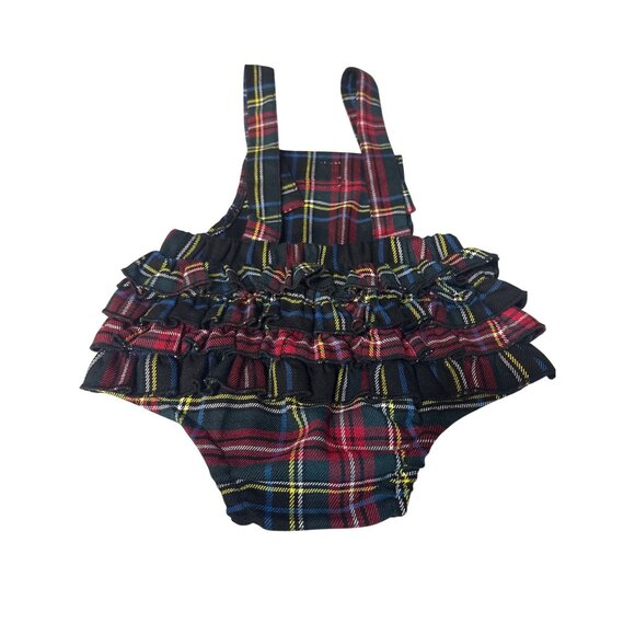 Harajuku Mini Girls Plaid Ruffled Romper 9M NWT 20th Anniversary Collection - Picture 3 of 5